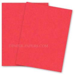 Neenah (Wausau) Astrobrights 8.5 x 11 Paper - ROCKET RED - 60lb Text - 500 PK